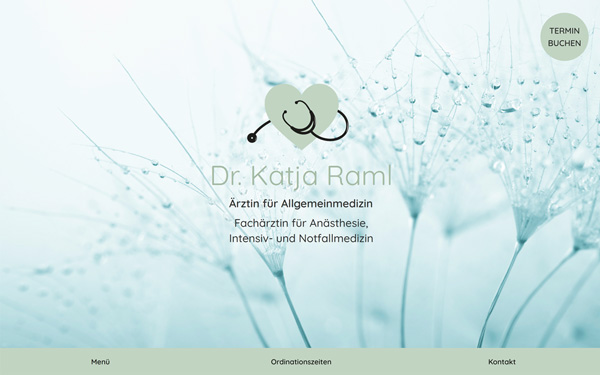 Die Website von Dr. Katja Raml