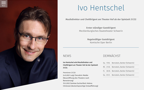 Die Website von Ivo Hentschel
